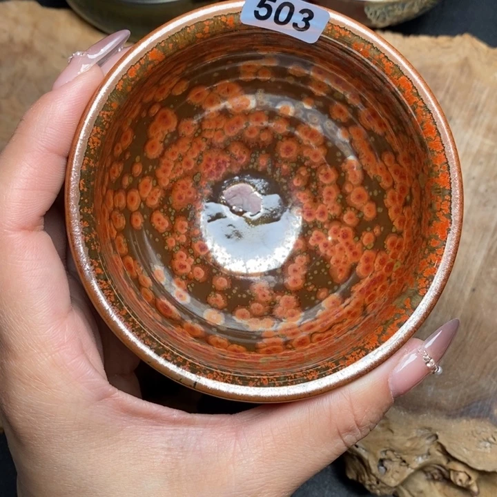 茶盏建窑建盏主人杯503
