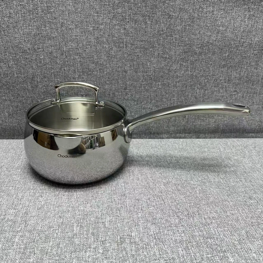 2-035 chockmen不锈钢单柄奶锅 14*8.5cm 整重约0.87kg