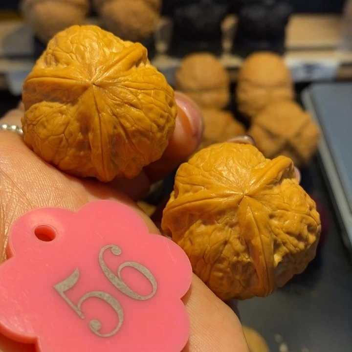 核桃寿桃三棱尺寸34
