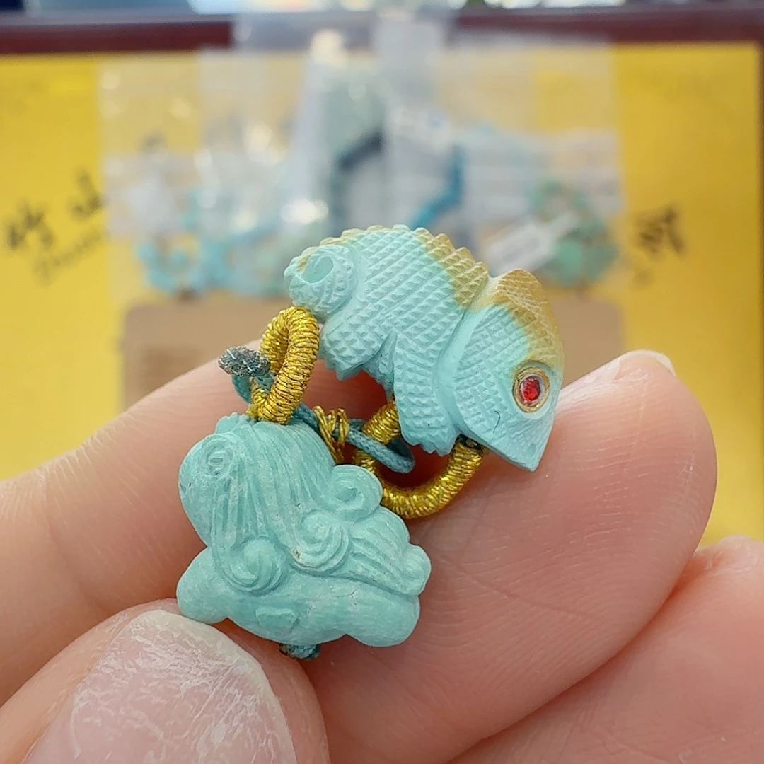 绿松石银S925镶嵌珠宝奇石