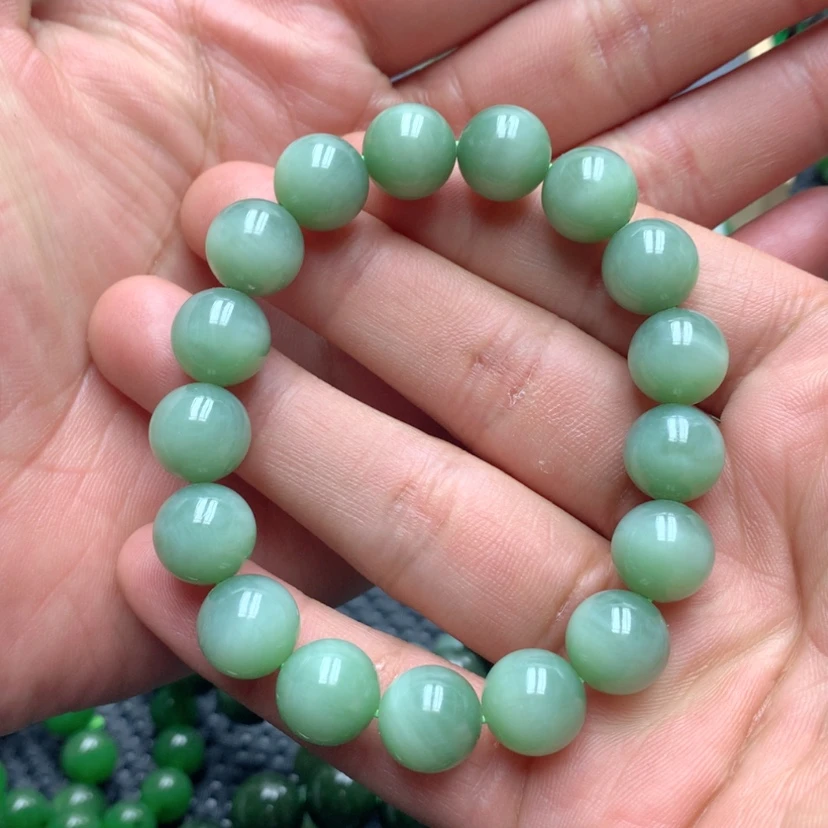 【闪购商品】和田玉（碧玉）手链未镶嵌