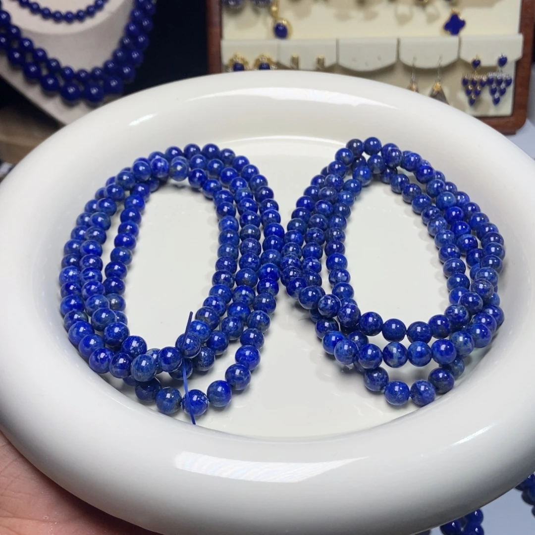 青金石未镶嵌漏！天然 原生态 108佛珠#多样性发一#7+