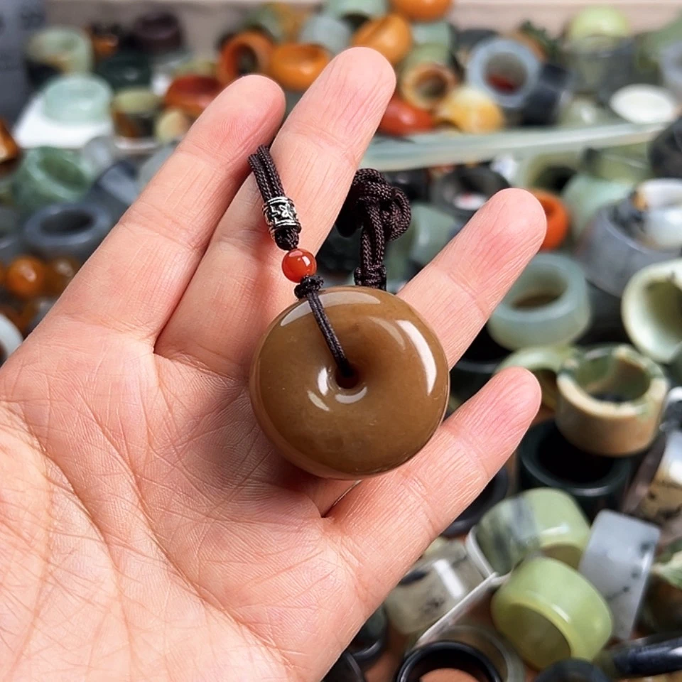 【闪购商品】未镶嵌蛇纹石玉戒指