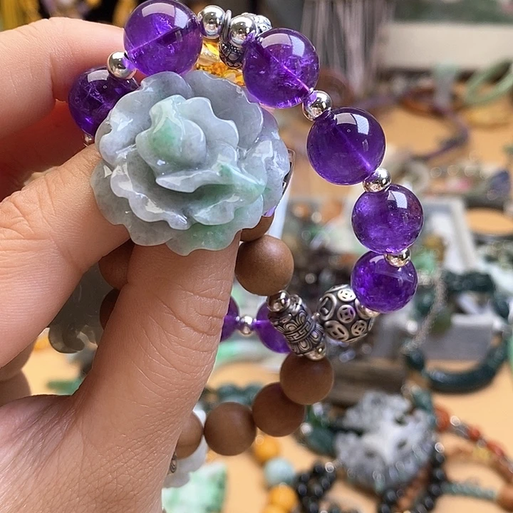 翡翠手链未镶嵌小*儿改好199