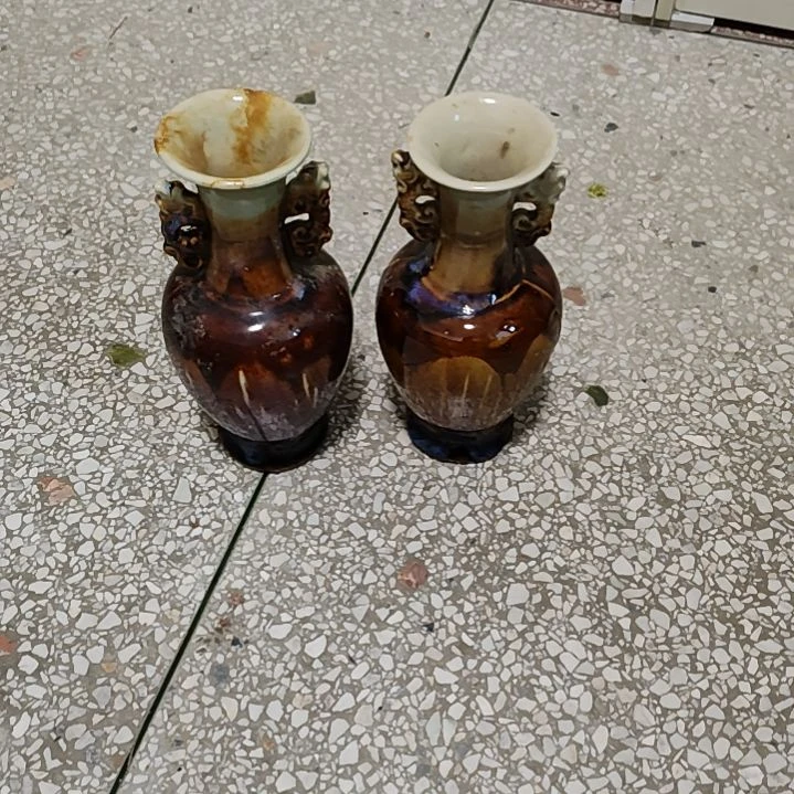 摆件青花瓷粉彩罐子青花瓷粉彩罐子青花瓷