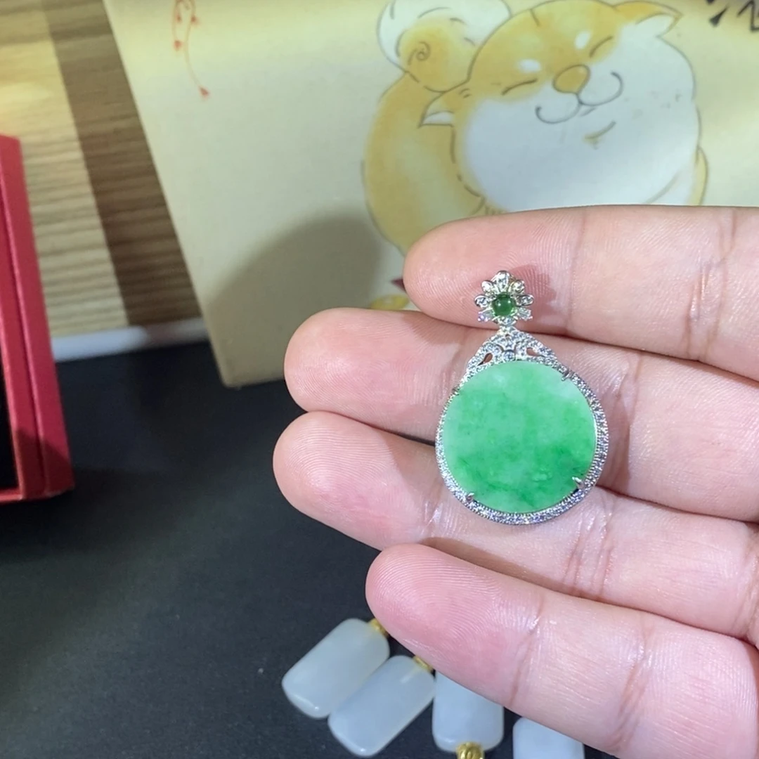 颈饰未镶嵌翡翠翡翠吊坠