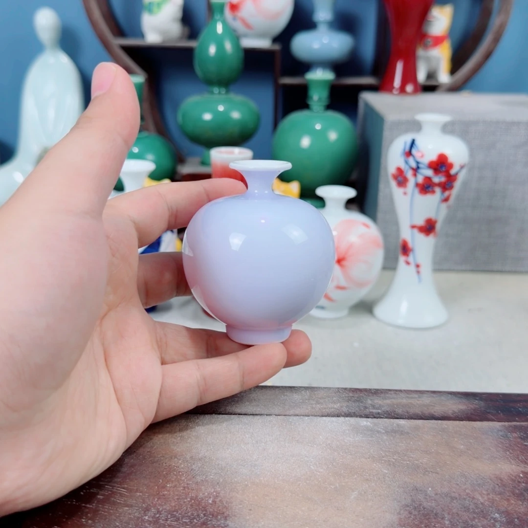 陶瓷手工小花器摆件