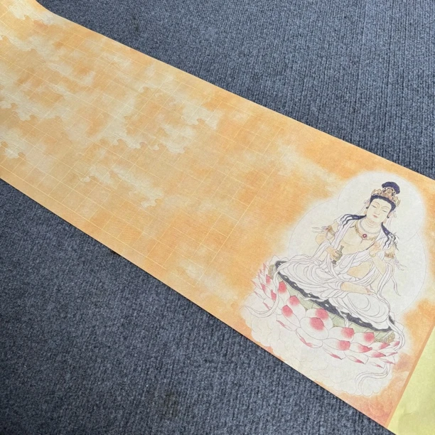 【纳米尘安心经长卷3cm】大风堂纳米半生熟毛笔书法国画作品纸