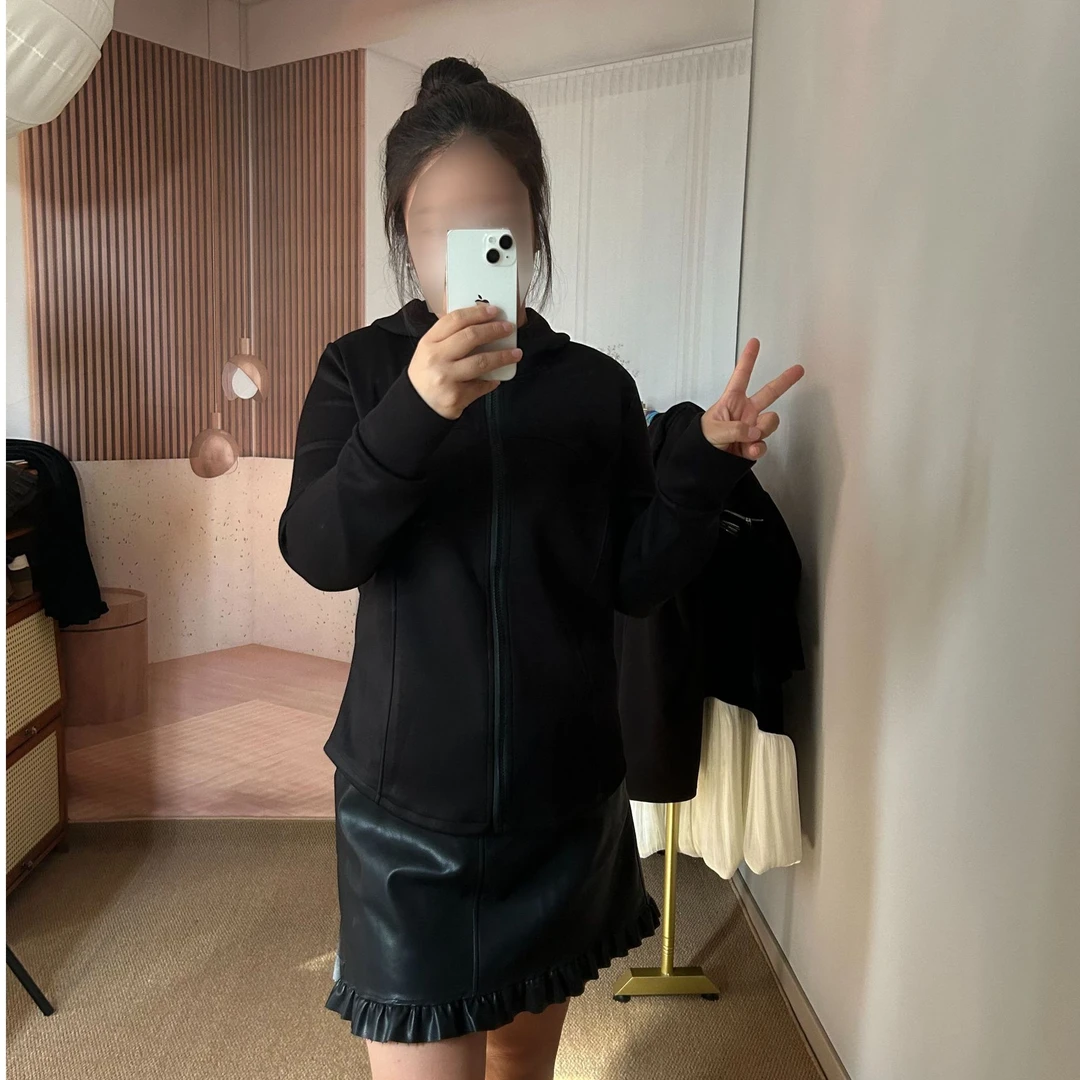 连帽网红卫衣常规拉链秋季时尚休闲大码显瘦女长袖