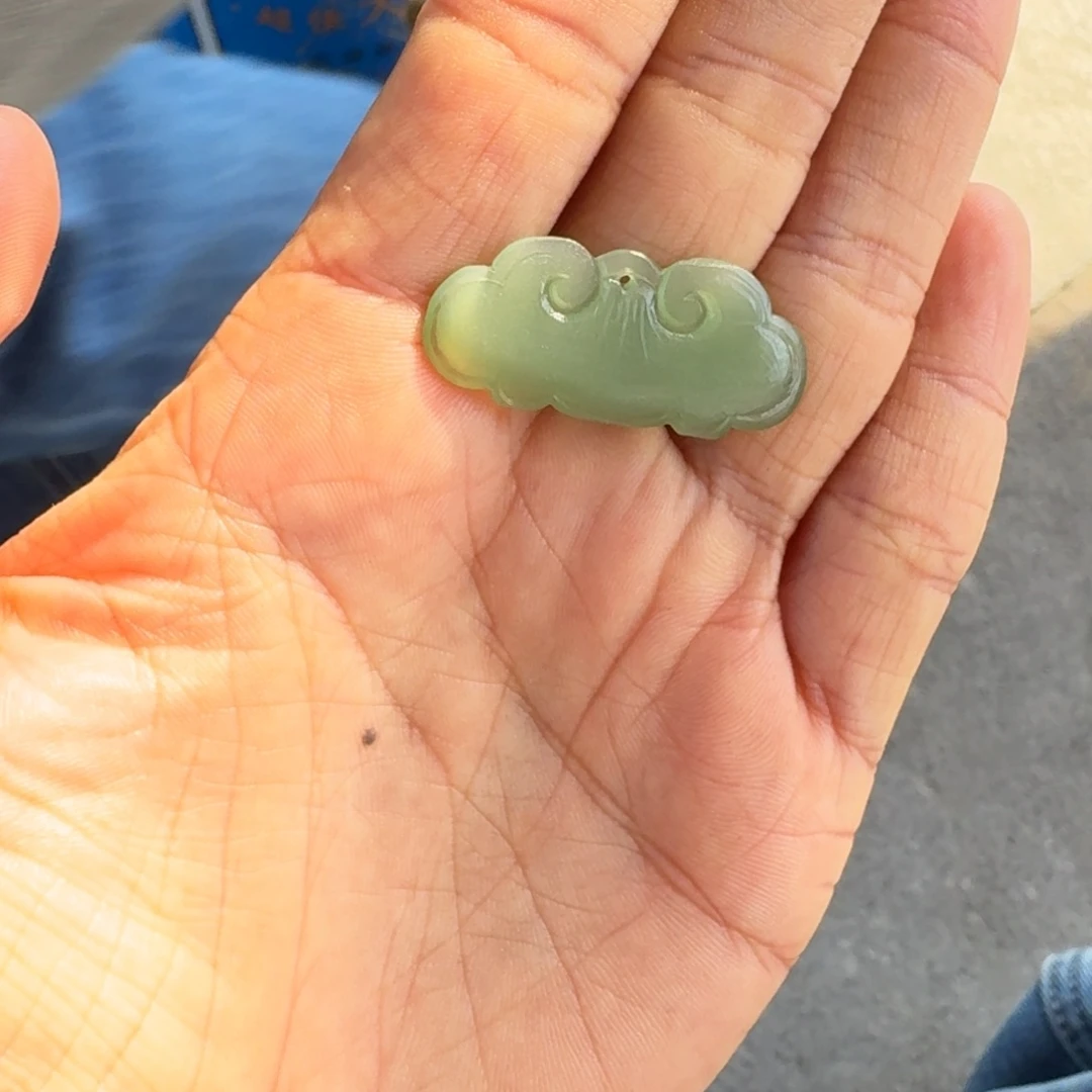 和田玉未镶嵌吊坠(不含链)