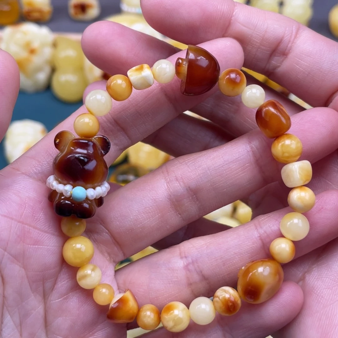 裸石琥珀未镶嵌蜜蜡