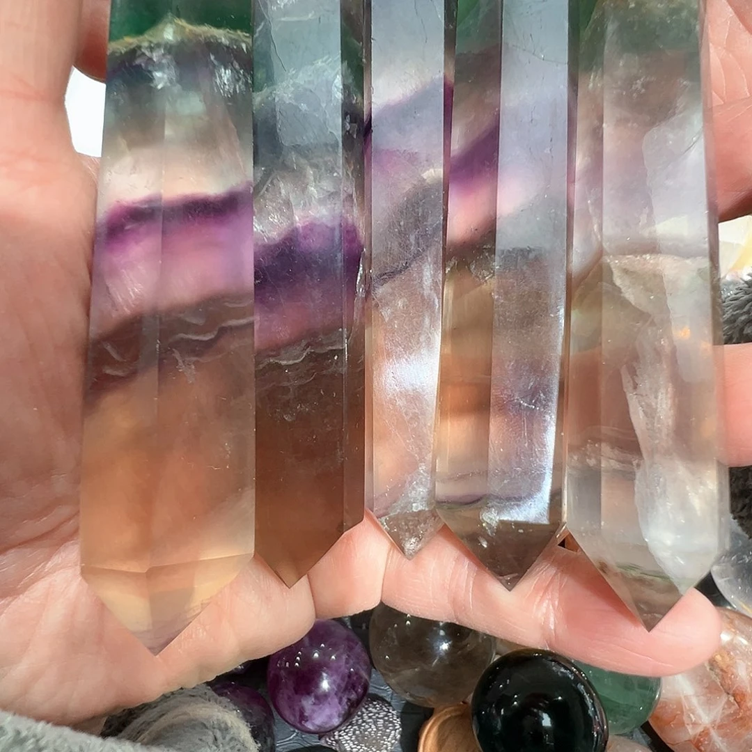 萤石柱子未镶嵌小**芙柱子