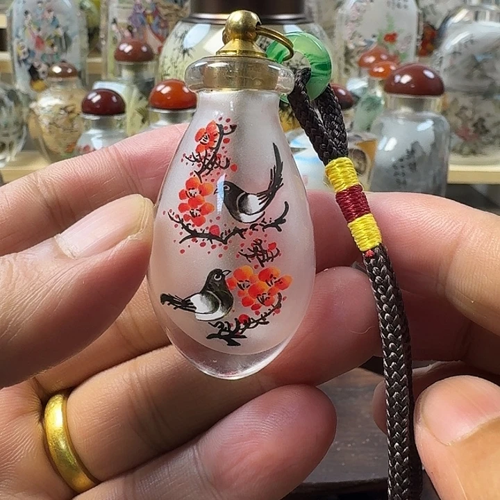 鼻烟壶内画工艺品挂件