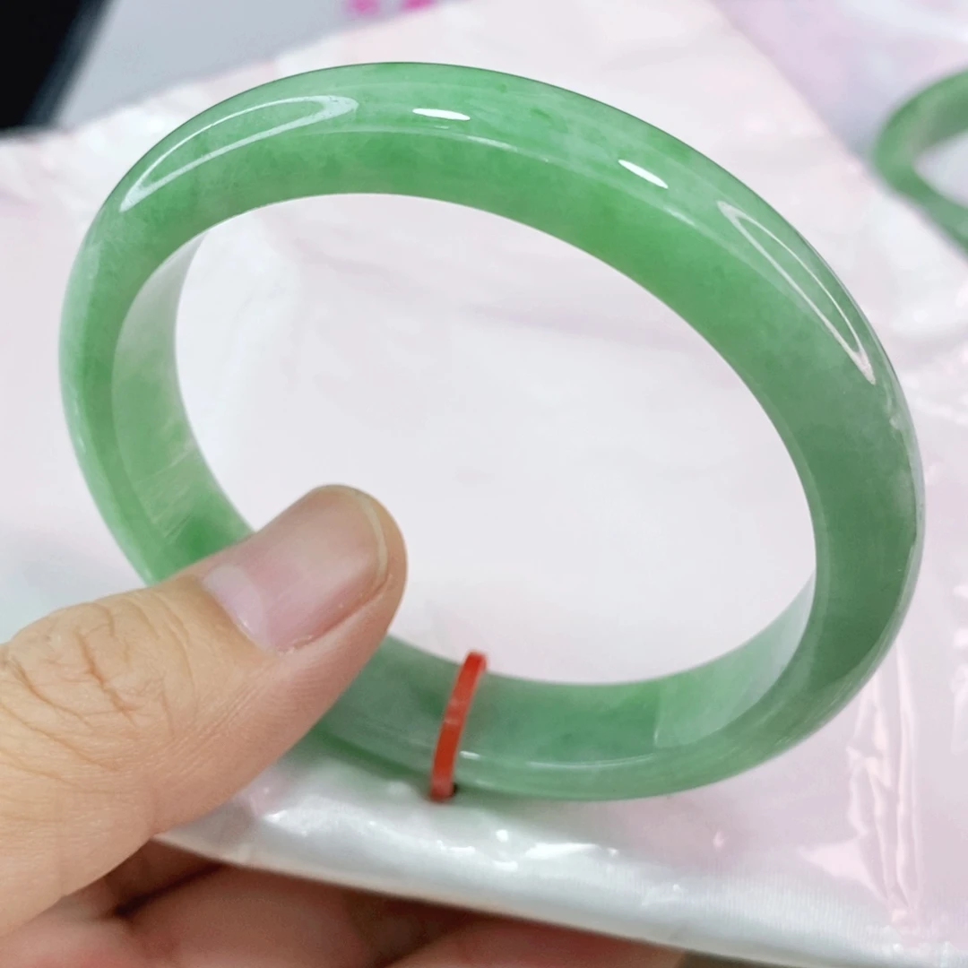 未镶嵌手镯翡翠幸***米58圈口贵妃