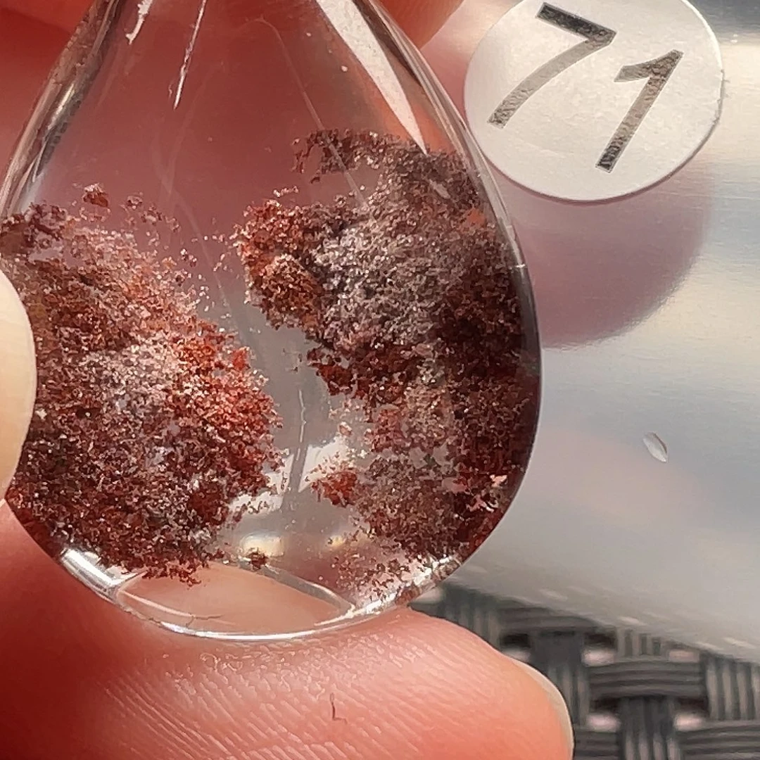 安***屋未镶嵌水晶颈饰天然