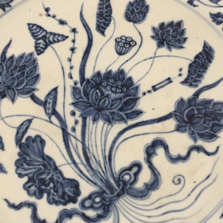 摆件正**戒大盘子摆件瓷器摆件