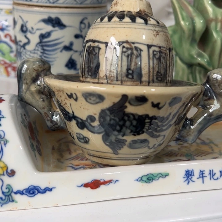 用***7手工艺品琉璃怡古精美桌面装饰摆件