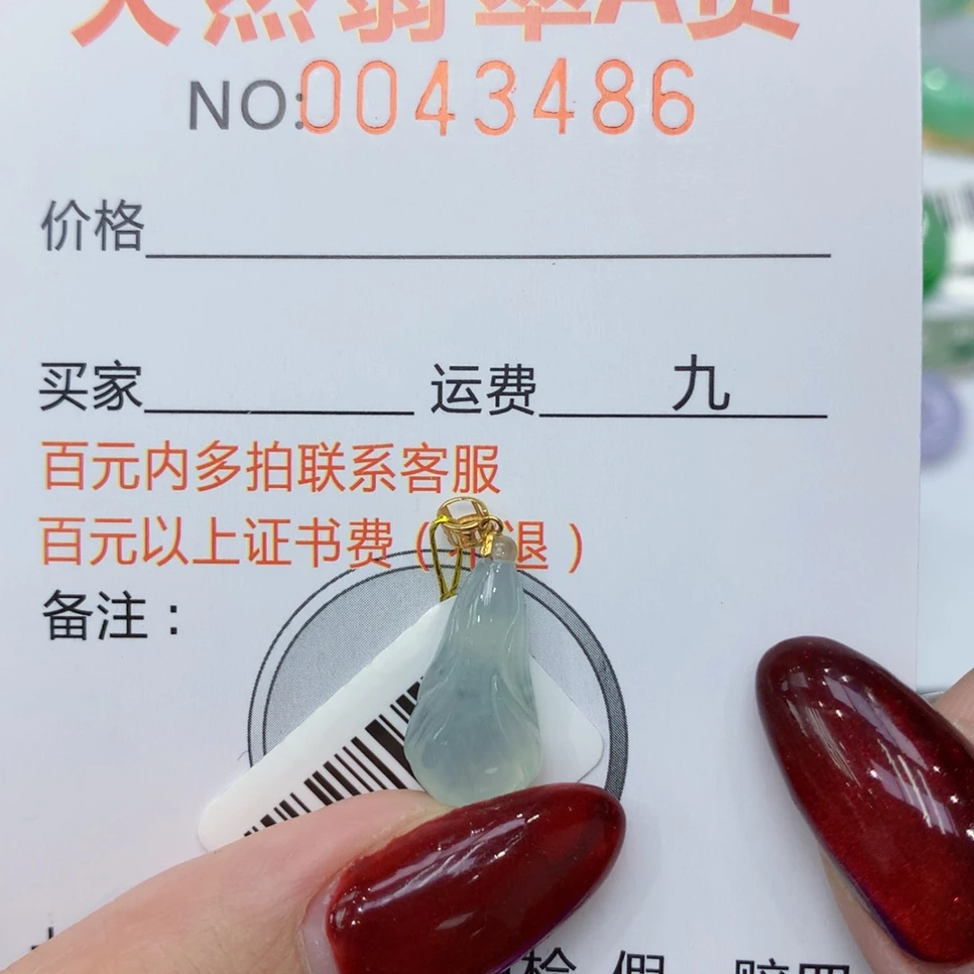 翡翠颈饰18K金镶嵌dgghjjjkoo