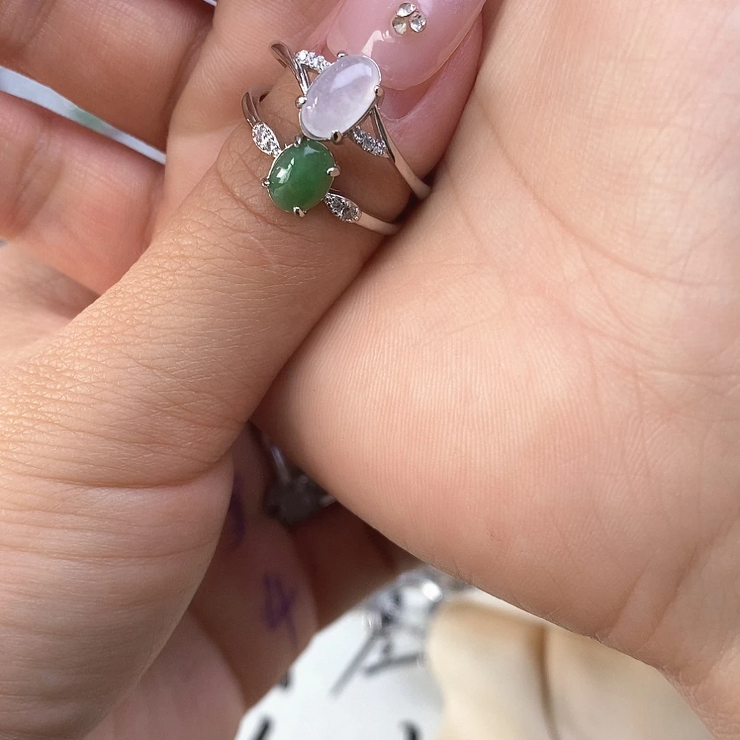 余***生翡翠未镶嵌戒指缅甸
