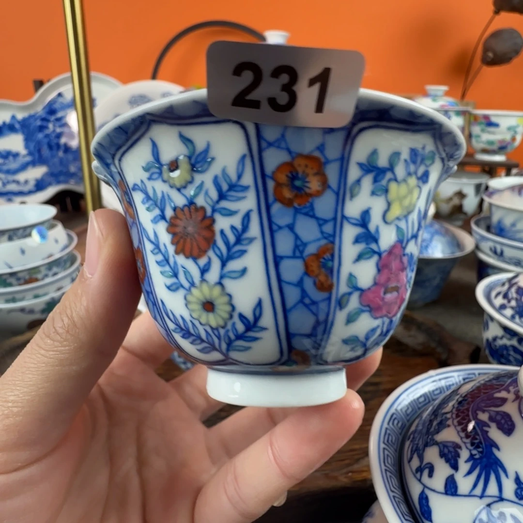 瓷片景德镇手绘青花瓷器231