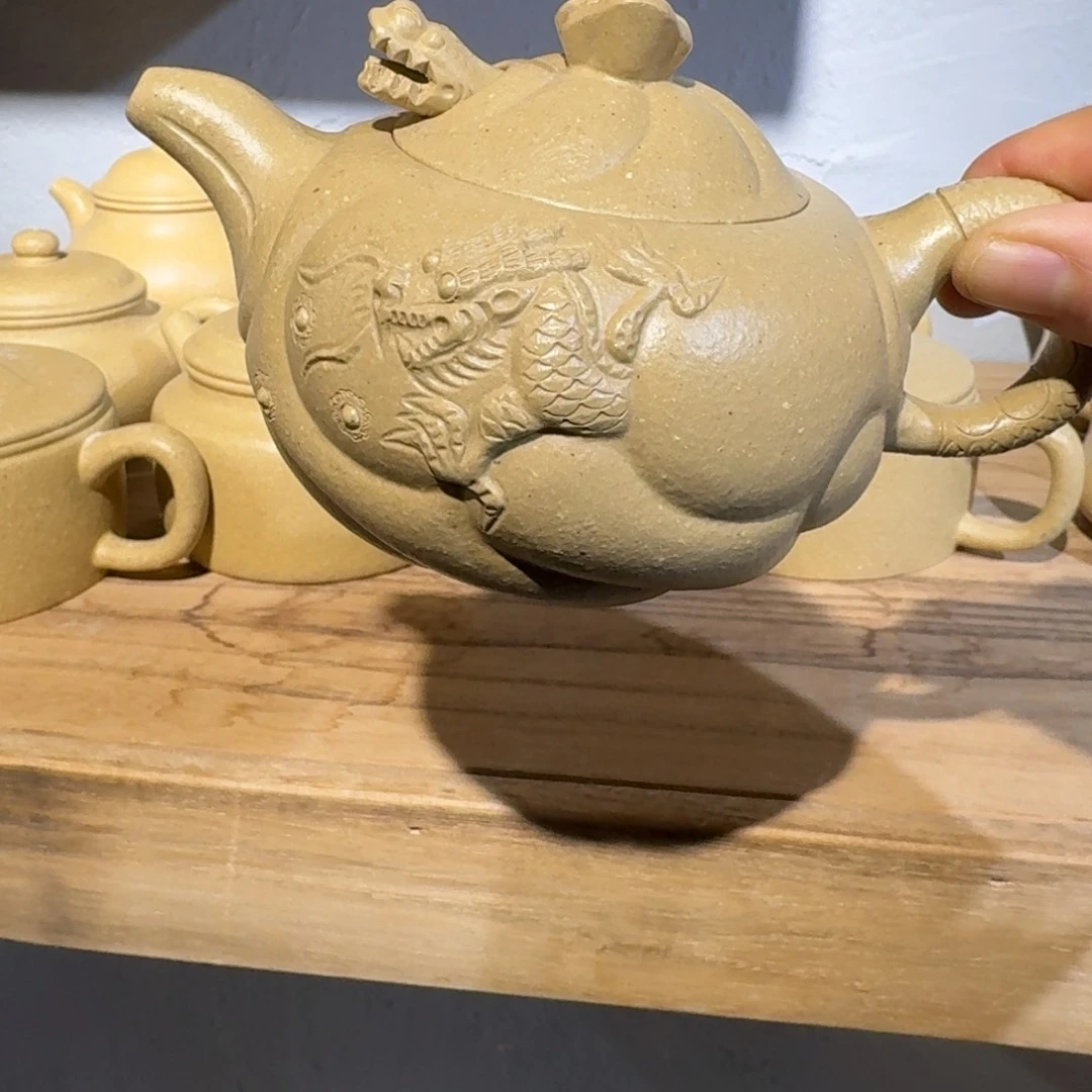 本山绿泥茶壶梨皮200毫升左右