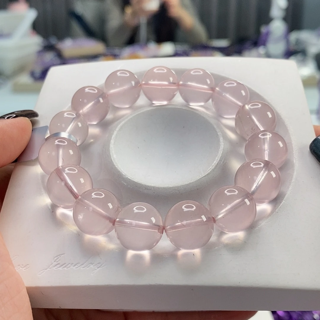 未镶嵌手串水晶星光粉13m