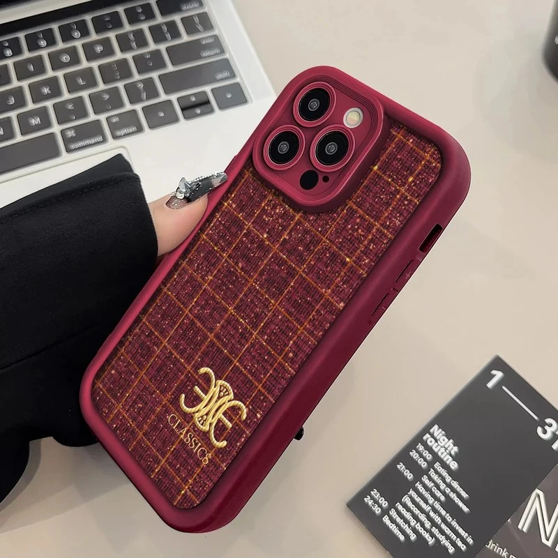 小香风适用于苹果16promax/15华为P70vivo13小米oppo手机壳14/12