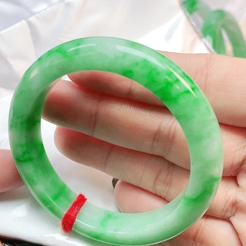 未镶嵌手镯翡翠正圈2142