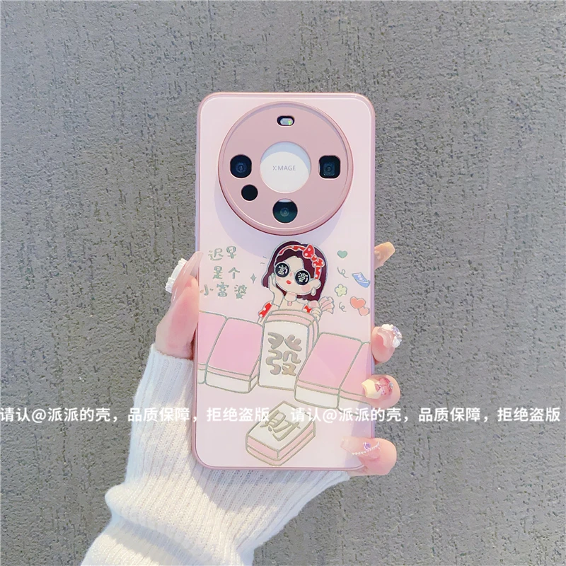 （华为Mate系列）鎏金玻璃壳适用华为Mate70/60/50/40/30/20手机壳