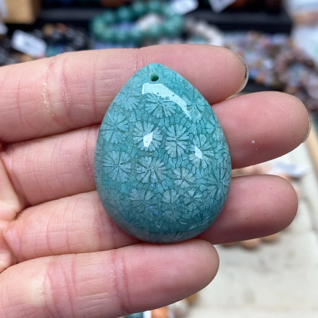 硅化珊瑚（珊瑚玉）手链未镶嵌向*葵440