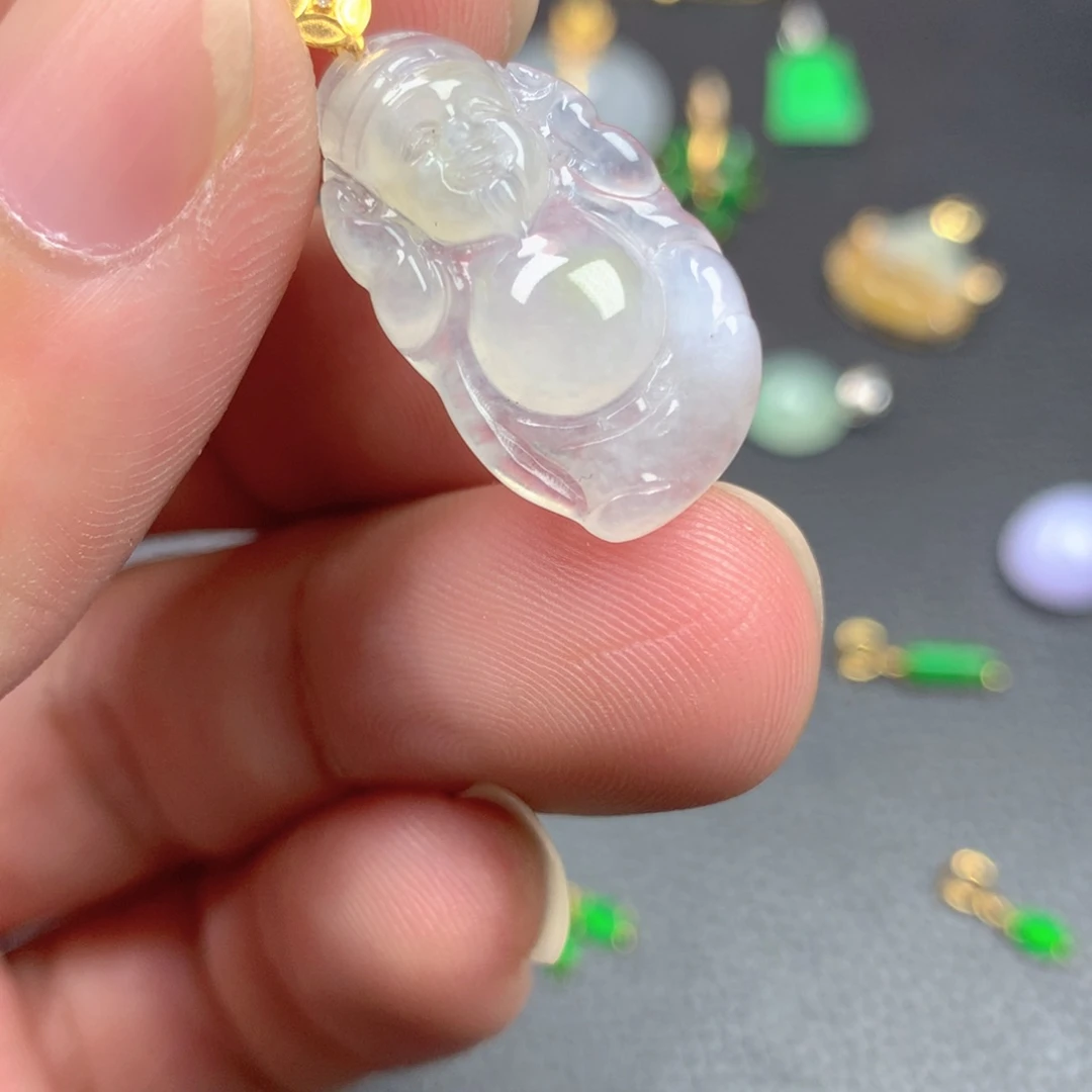 【闪购商品】翡翠18K金镶嵌颈饰翡翠