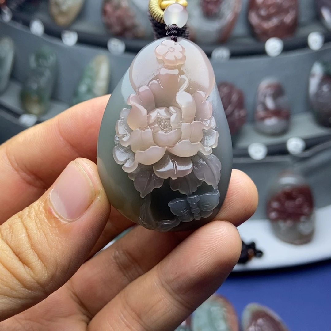 玛瑙/玉髓未镶嵌颈饰