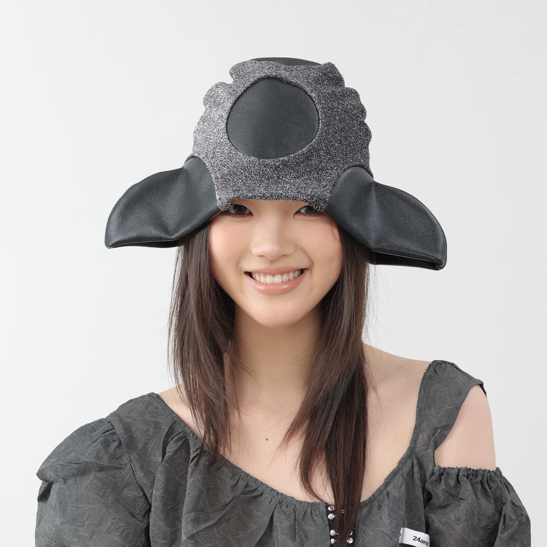 YEZI OD 创意搞怪包头帽 前卫异形渔夫帽 个性趣味可爱帽子女