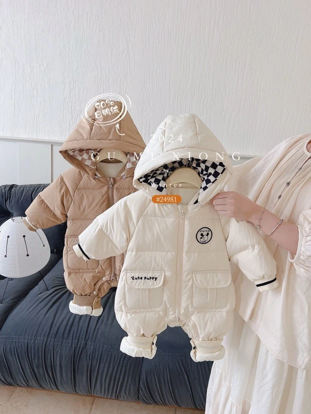 28号 谷米熊 嘎嘎哈衣 格子卡通 24981 二十杠三