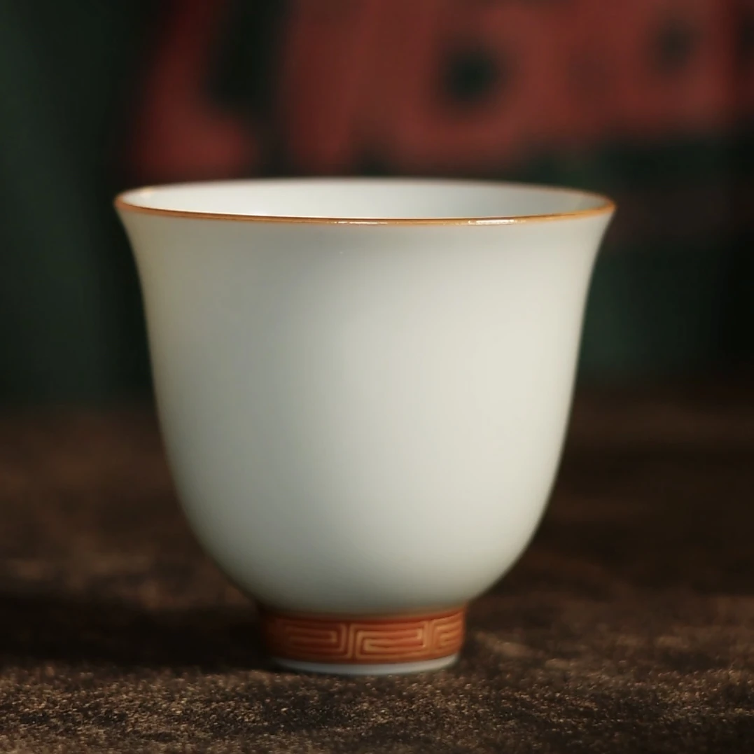 景德镇纯手工主人杯茶杯