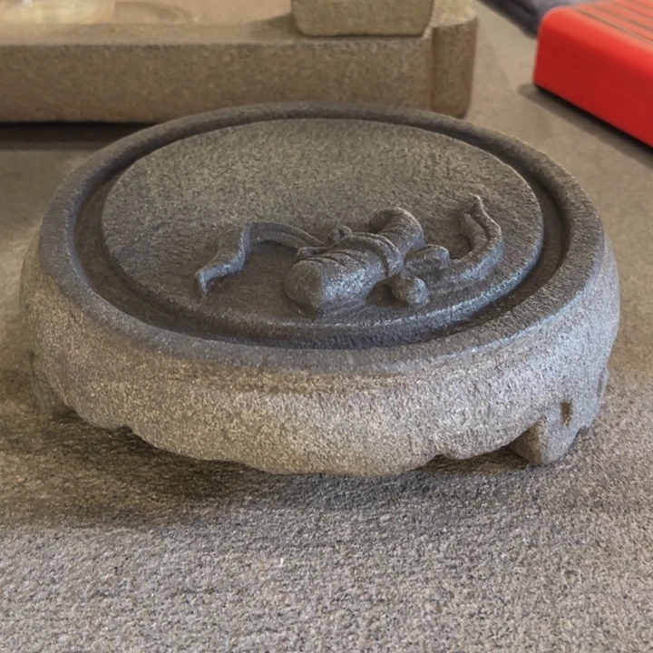 石材怕**猫砚台福建青石