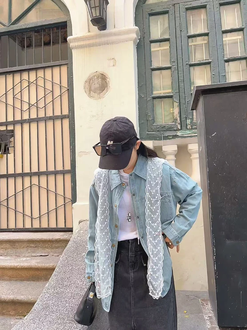 蕾丝披肩，屁帘，网红配饰，时尚单品