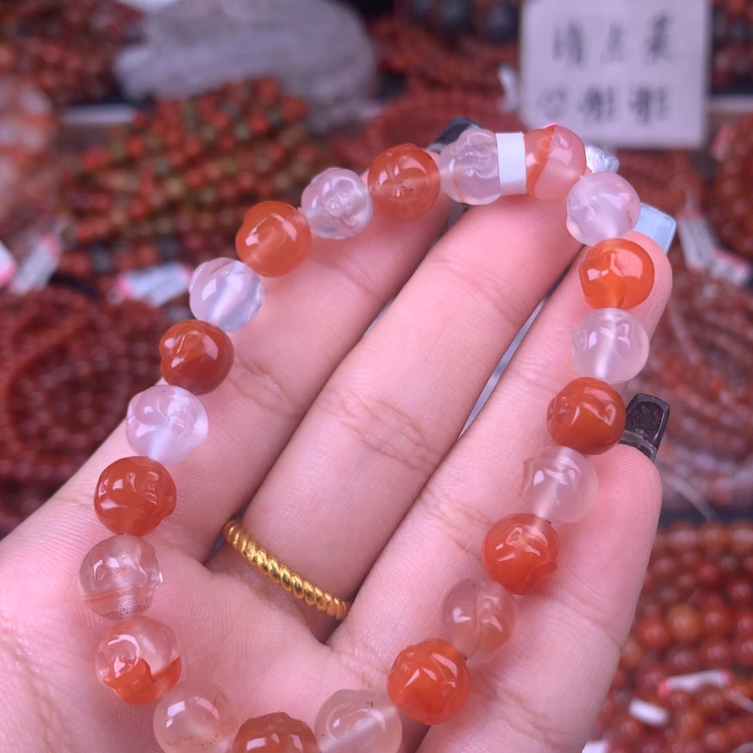 未镶嵌手链南红玛瑙12号卡8
