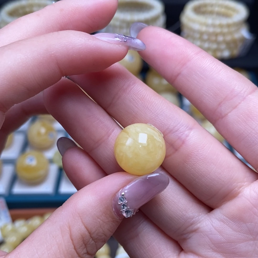 蜜蜡未镶嵌珠宝奇石14.5mm