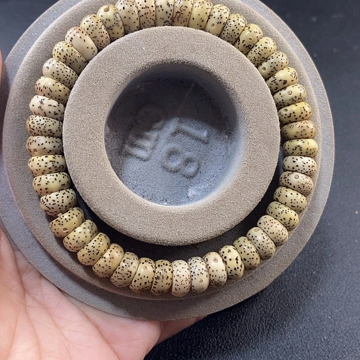 星月菩提吊坠雕刻碗珠9mm