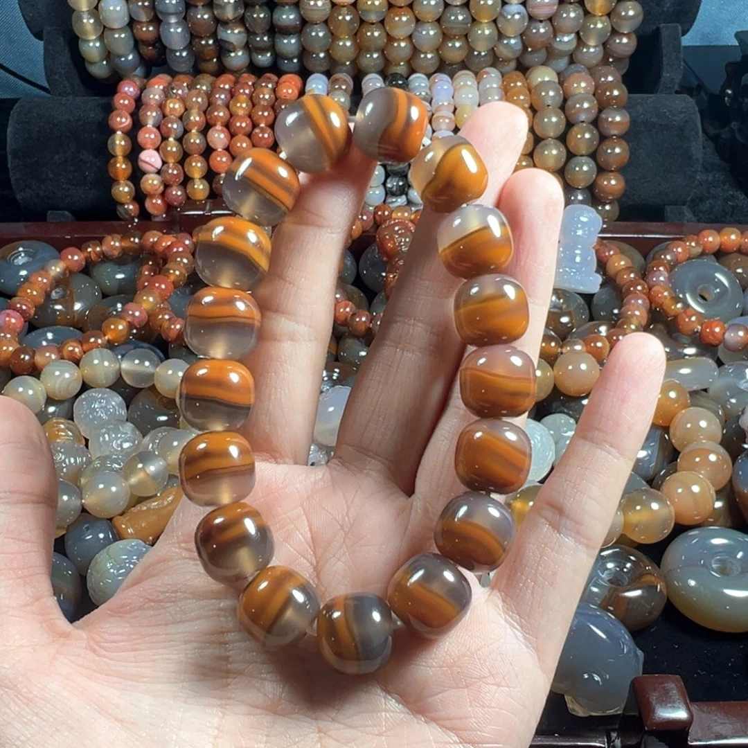 ①***④未镶嵌手链玛瑙/玉髓