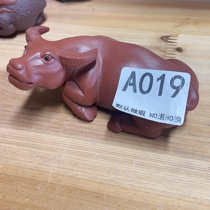 茶宠紫砂宜兴紫砂牛