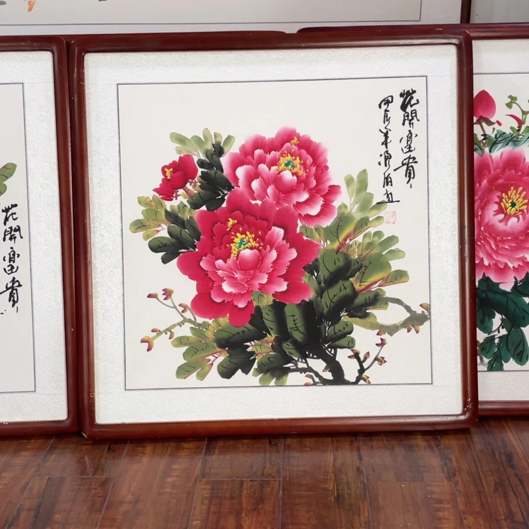 国画带框尺寸63*63厘米