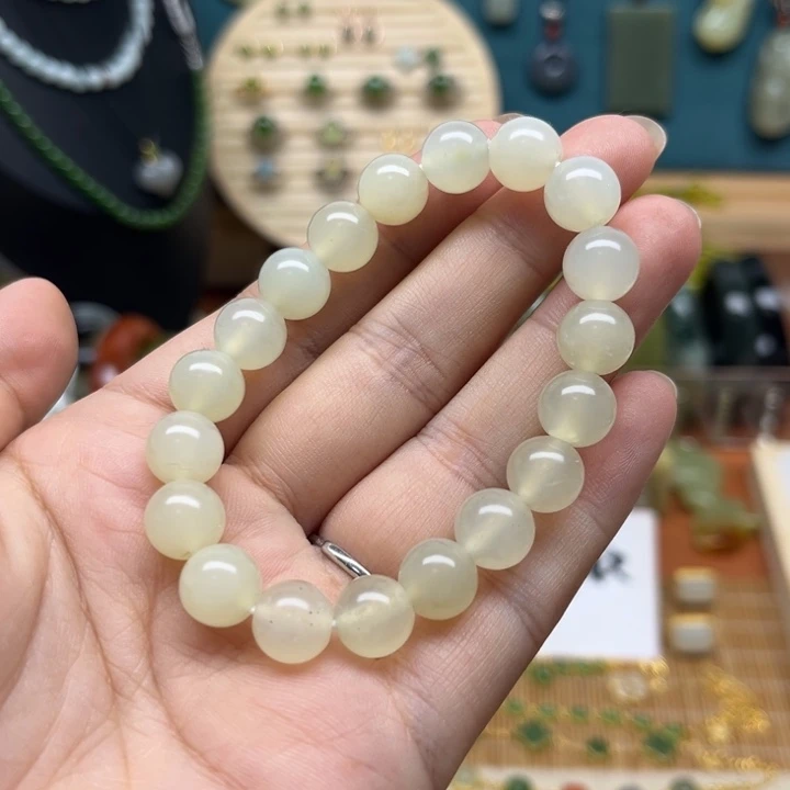 蛇纹石玉未镶嵌手串