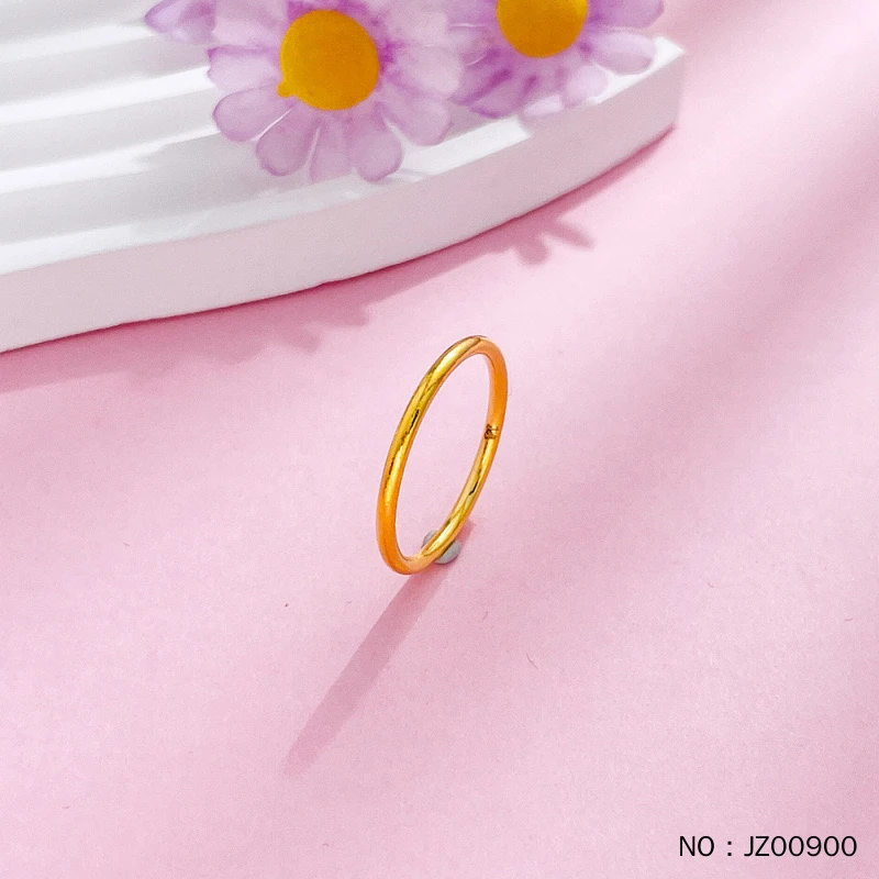 足金999戒指简约百搭