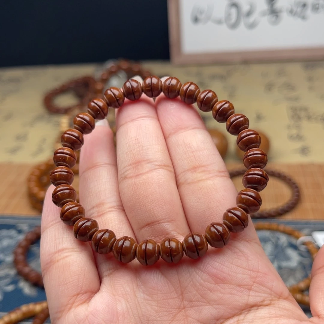 紫金鼠手串纯肉金饭碗