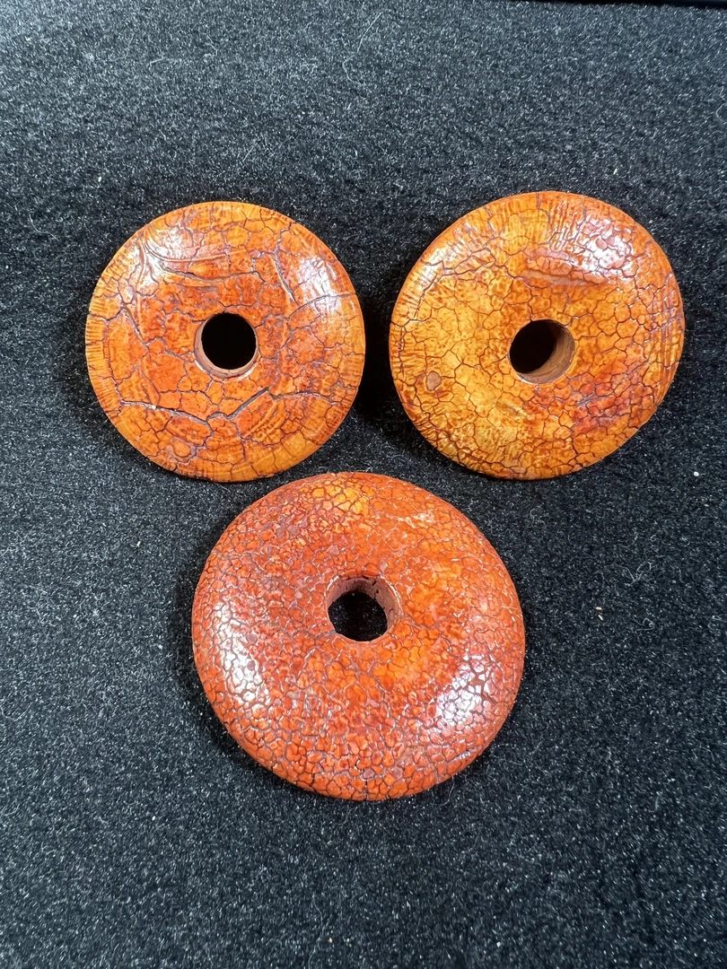 面面来财珠宝S6315-阿拉善玛瑙平安扣-配绳-多样性只发一件