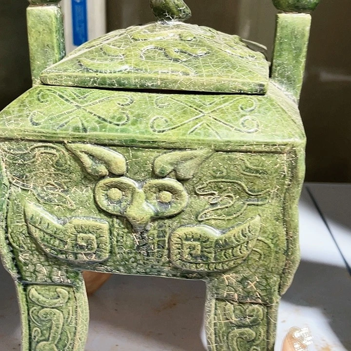 瓦当摆件 摆件茶桌茶台陶瓷喜****尼