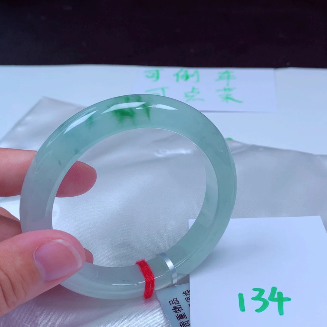 未镶嵌手镯翡翠缅甸天然A货翡翠手镯56