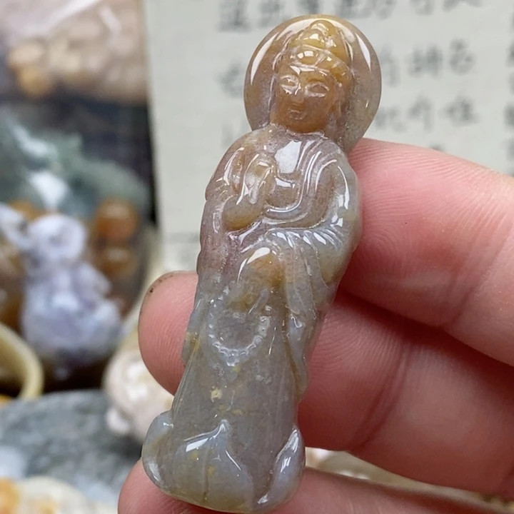 硅化珊瑚（珊瑚玉）未镶嵌颈饰